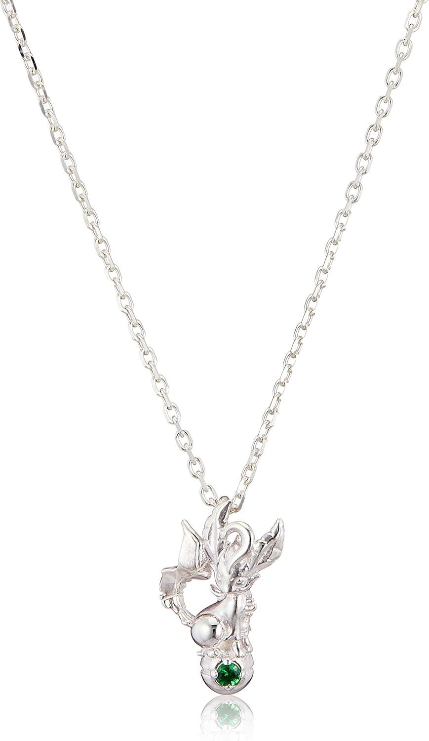 ユートレジャー U Treasure ポケモン リーフィア モンスターボールネックレス シルバー Npol 140 Sv950 ネックレス 通販 Amazon