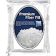 Bupete Polyester Fiber Fill, Premium Fiber Fill Stuffing, 50g/1.8oz Fluff Stuffing High Resilience Fill Fiber for Stuffed Animal Crafts, Pillow Stuffing, Cushions Stuffing