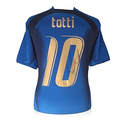 Authentic Francesco Totti Signed Italy 2006 World Bangladesh Ubuy