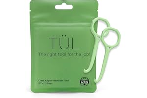 NCASE TÜL | Only Invisalign Remover Tool Made in the USA | Lifetime Replacements | Ortho Recommended Aligner Remover Tool & Retainer Remover Tool | Green 2 Pack | Top Invisalign Accessories