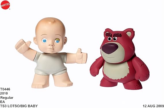Amazon トイ ストーリー3 バディフィギュア2パック ロッツォ ハグベア ビッグ ベビー ロボット 子ども向けフィギュア おもちゃ