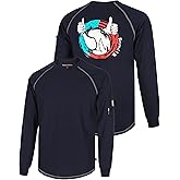 BOCOMAL FR Shirts Heather Series 6oz Flame Resistant T Shirt NFPA2112 CAT2 Fire Retardant Crew Work Shirt