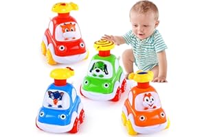 Palmatte Cars Toys for 1 Year Old Boy Birthday Gift Press and Go Car for 2 Years Old Boy Cars for Toddlers 1-3 Baby Toys 12-18 Months Gifts for 1 2 3 Year Old Boy