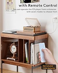 CARONSORT CD Player Music Box with Bluetooth