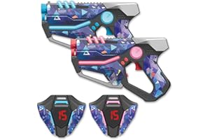 WINYEA TAG Laser Tag Guns Set of 2, Multiplayer Lazer Tag Game for Kids Ages 8 9 10 11 12+ Boys & Girls, Indoor Outdoor Family Game, Birthday Gift for Teens & Adults