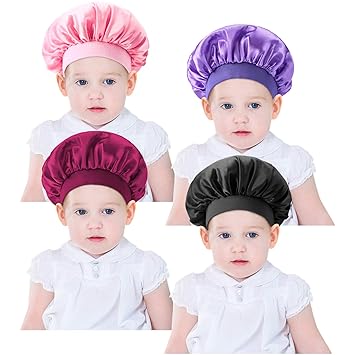 baby satin bonnet amazon