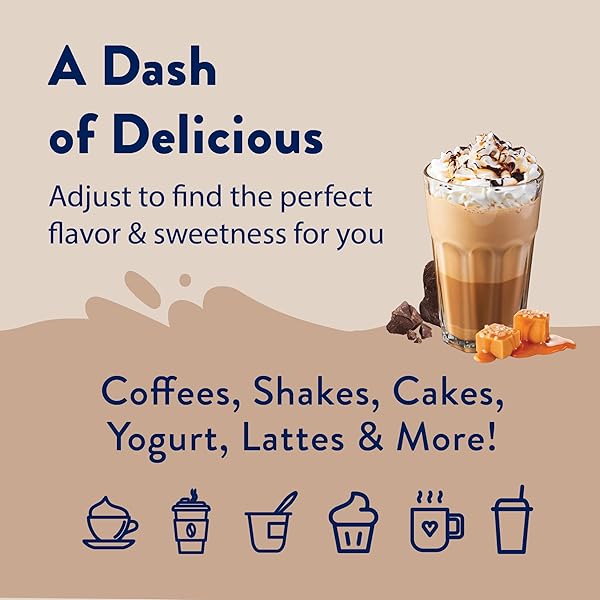 JORDAN’S SKINNY SYRUPS SUGAR FREE COFFEE SYRUP, SALTED CARAMEL MOCHA FLAVOR DRINK MIX, ZERO CALORIE FLAVORING FOR LATTES, PROTEIN SHAKE, FOOD & MORE, GLUTEN FREE, KETO FRIENDLY, 25.4 FL OZ, 1 PACK