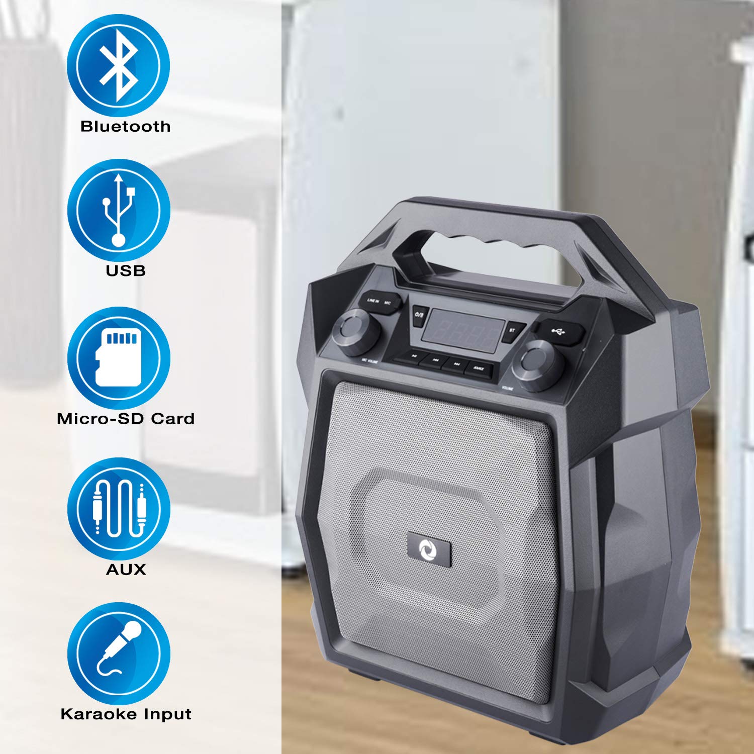 koryo party speaker with mic