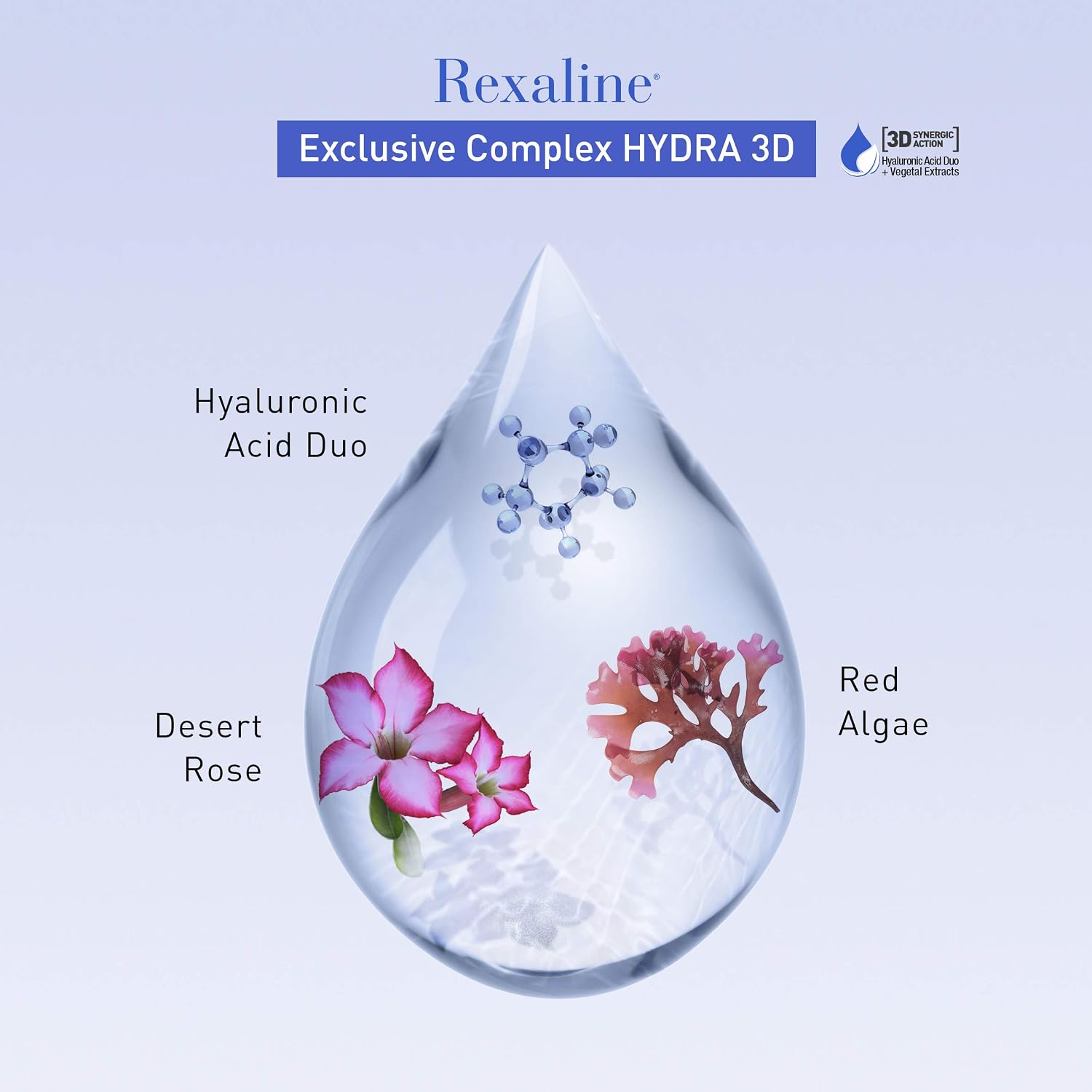 Rexaline, Hydra-Dose, Hyper-Hydrating Rejuvenating Cream, Anti wrinkle cream with Hyaluronic Acid, Anti aging facial care - Image 5