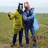 CreepyParty Realistic Horse Animal Head Latex Mask Halloween Carnival Costume view 5