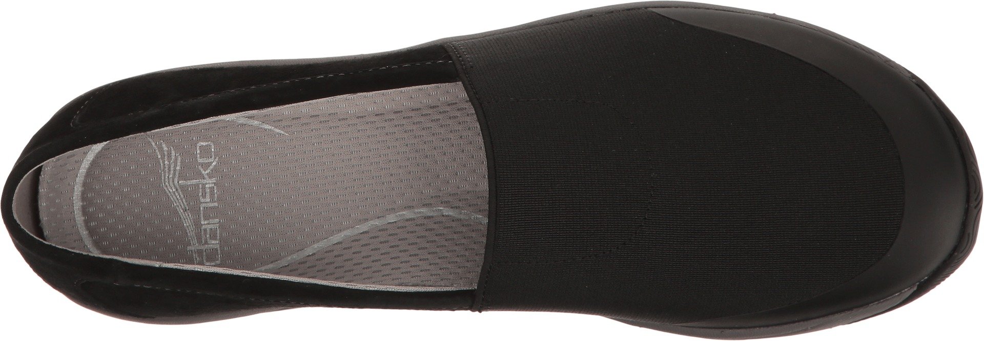 Dansko Women's Harriet Loafer Flat, Black Stretch/Suede, 7.5-8 - Image 3
