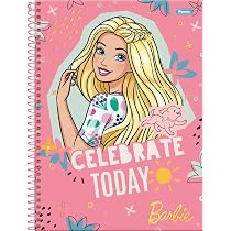 Caderno 10X1 Capa Dura Barbie 160Fls. Pacote Com 04-98307 | Amazon ...