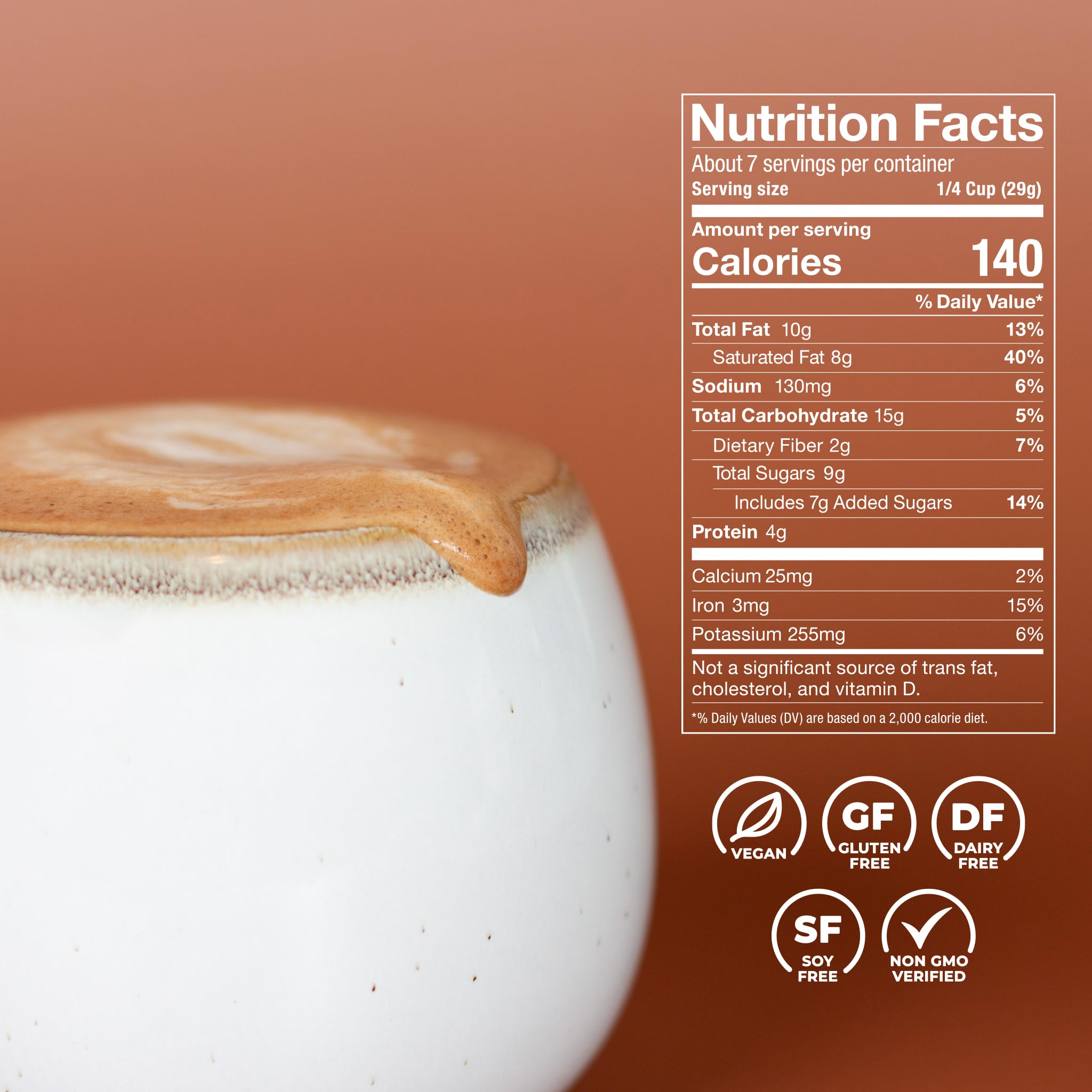 Laird Superfood Functional Mushrooms Hot Chocolate, Organic Cacao Powder Blended with Nourishing Mushrooms, 8 oz. Bag, Pack of 1