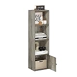 Furinno Luder Shelf Bookcase with 1 Door Storage