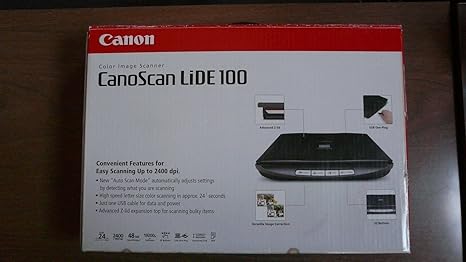 Amazon Com Canoscan Lide 100 Flatbed Scanner Musical Instruments