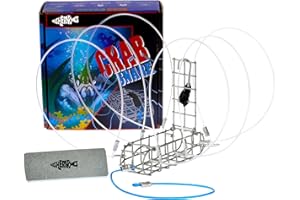 Fishernomics Handcrafted Lead-Free Crab Snare for Fishing Pole, US Manufactured Premium Loops, Highly Durable Crab Snare Trap for Crabbing Blue, Dungeness, Red & Rock Crabs (AERO)