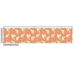 Ambesonne Horse Fabric by The Yard, Demonstration