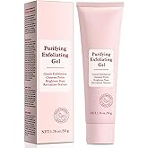 Purifying Exfoliating Gel, Facial Exfoliator Cleanser, Face Scrub, Natural Exfoliating Gel Purifying Cream, Gentle for Face Body, Deep Cleansing for All Skin