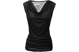 Zeagoo Tank Top for Women Trendy Going Out Tops Sleeveless Shirts Ruched Business Casual Basic Tunic Tops
