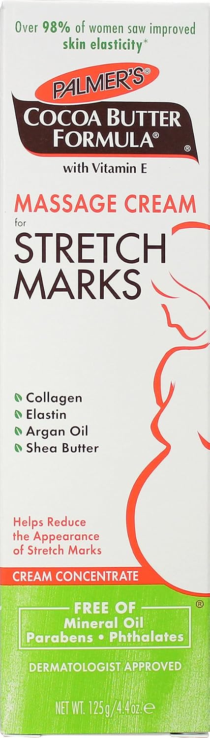 Palmers Cocoa Butter Massage Cream for Stretch Mark 4.4oz (PACK OF 2), 125 g (Pack of 2) - Image 3