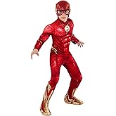 Rubie's Boy's DC: The Flash Movie Deluxe Costume Jumpsuit and Mask