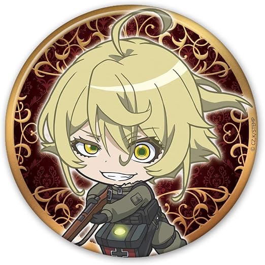 Amazon 劇場版 幼女戦記 缶バッジ にやりターニャ アニメ 萌えグッズ 通販