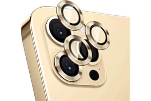 Camera Lens Protector for iPhone 12 Pro Max, Aluminum Alloy Frame and Tempered Glass Metal Ring Circle for iPhone Accessories