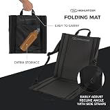 Highlander Foldable Outdoor Seat Mat Lightweight Padded Black view 3