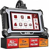 ANCEL DS200 Full System OBD2 Scanner, 15+ Service Functions, CAN FD/FCA SGW | ABS Bleeding, Oil Reset, EPB, BMS, SAS, DPF, TPMS &amp; Injector Coding | AutoVIN | 4-in-1 Live Data | Lifetime Free Updates
