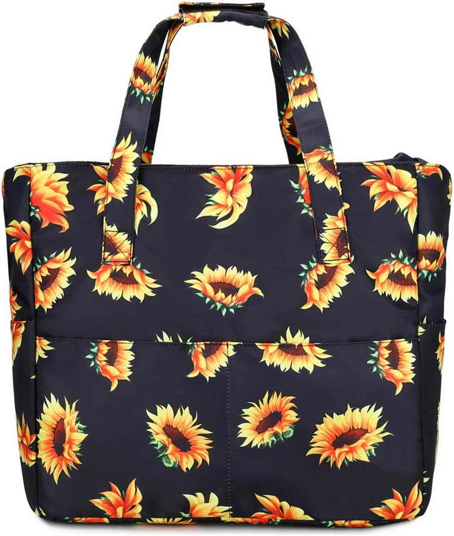 floral beach bag