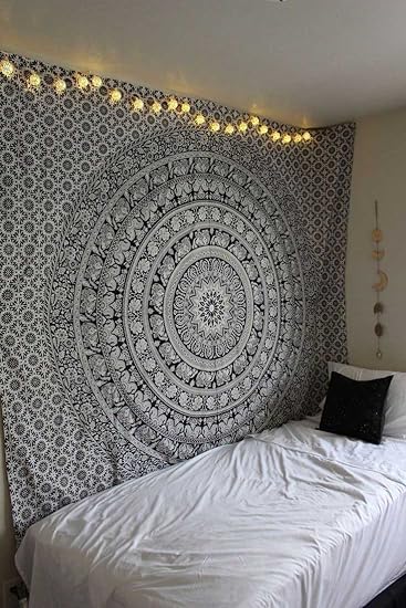 Amazon Com Royal Furnish Boho Elephant Tapestry Indian
