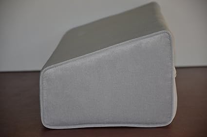 Amazon Com Dqp Wedge Bolster Cover Antique Velvet Silver Gray