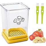 Fruit Slicer Cup, Stainless Steel Strawberry