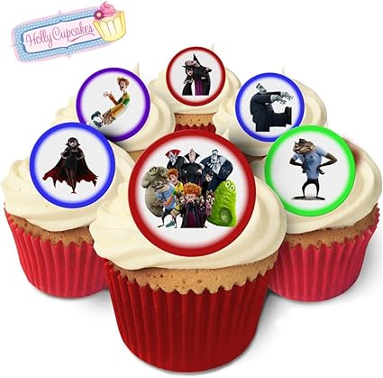 24 Fabulous Pre Cut Edible Wafer Cake Toppers Hotel Transylvania