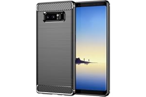 Aikcks for Samsung Galaxy Note8 Phone case, Shockproof, Scratch Resistant Carbon Fiber Jacket, Soft TPU, for Galaxy Note8 case (Black)