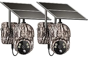 Oculview 3rd Trail Camera with Built-in 4G LTE SIM Card, Support Unlimited Data Plan,2K Live Streaming, 360° Overview, Solar Cellular Deer/Game/Security Camera Outdoor, Motion Activated, Remote Access