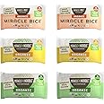 Miracle Noodle Organic Shirataki Konjac Pasta Rice Variety Pack, Spaghetti, Fettuccine, Rice, Low Carbs, Low Calorie, Gluten Free, Soy Free, Keto Friendly, 7 oz (Pack of 6) (Packaging May Vary), ASINPPOSPRME36941