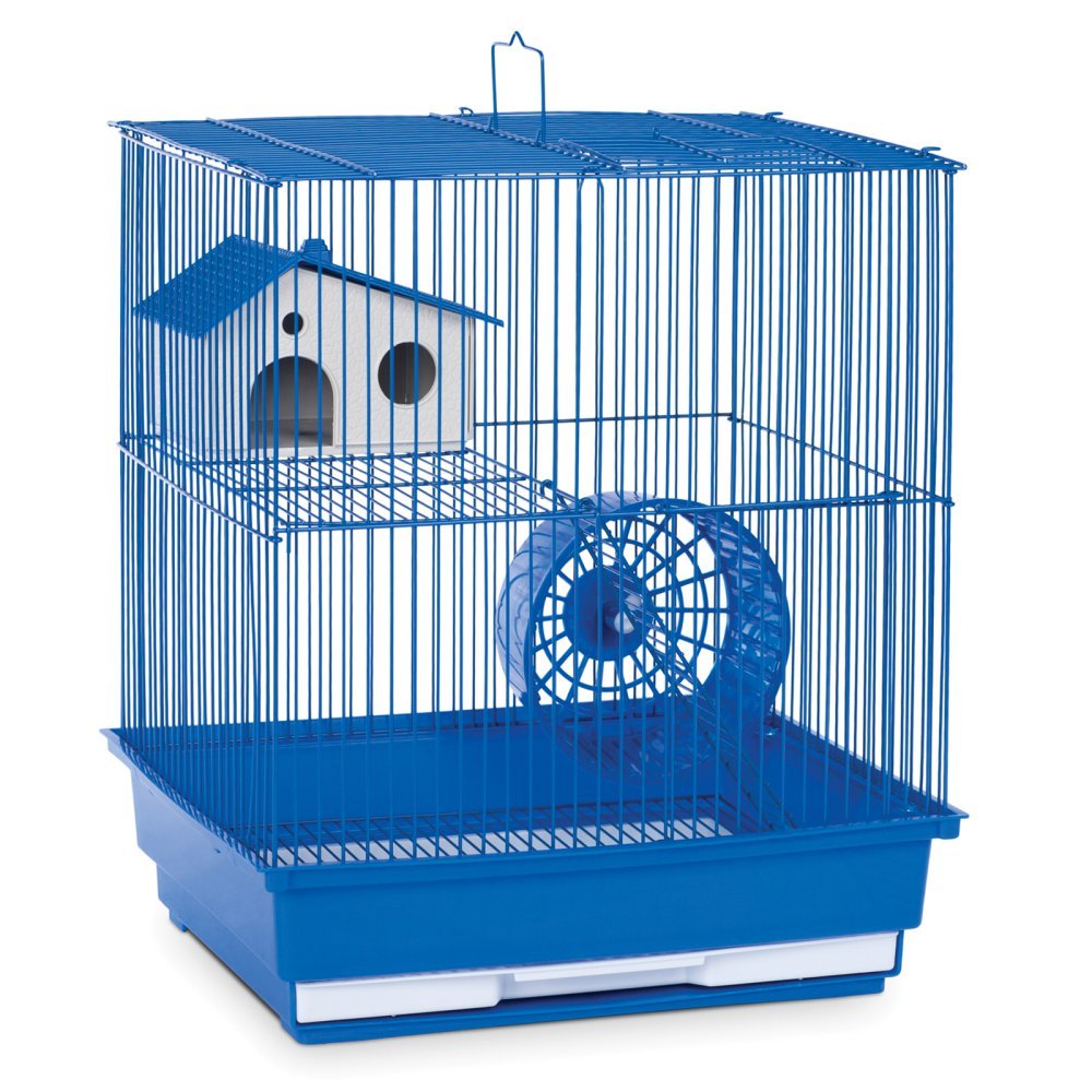 Prevue Hendryx SP2010B Two Story Hamster and Gerbil Cage, Blue,Small