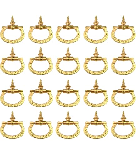 thumbnail image 2 of Jewelry Box Gift Case Metal Pull Handle Knobs Bronze Tone 12mmx11mm 10pcs 2 of 13