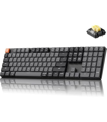 Amazon.com: Keychron K5 Max Ultra-Slim Wireless Custom Mechanical