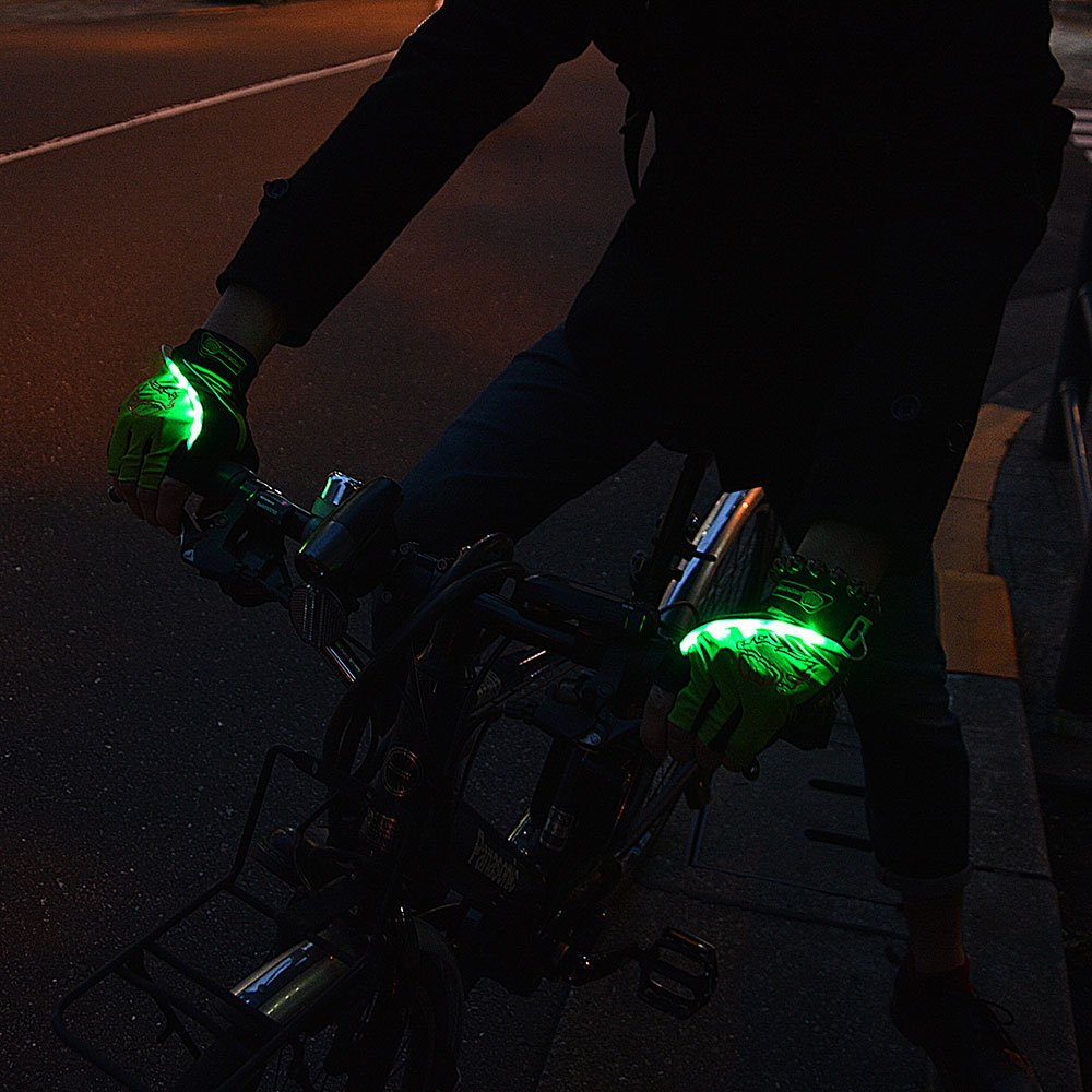 自転車用LEDグローブ