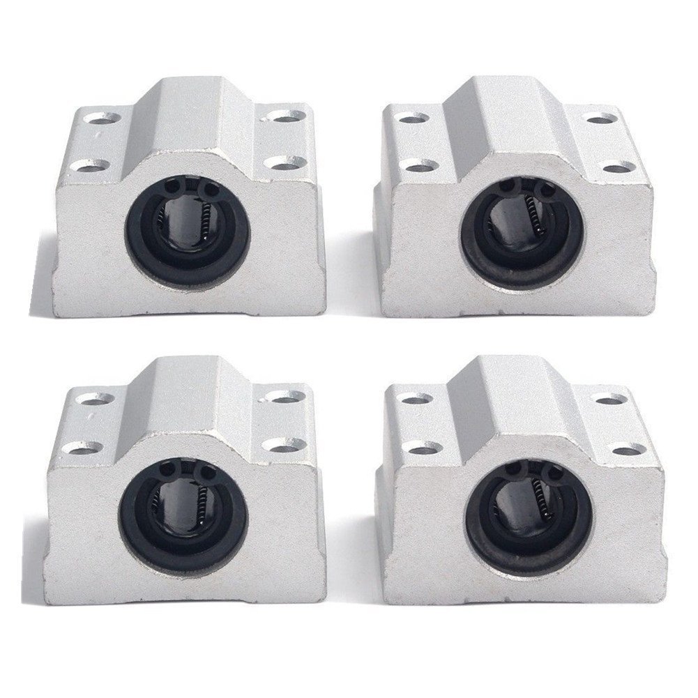 DollaTek 4pcs SCS8UU Linear Motion Ball Bearing CNC Slide Bushing 34.5mm Length