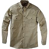 Tag Safari Vent Back Adventure Long Sleeve Shirt for Men, 100% Cotton - Khaki - 2X-Large