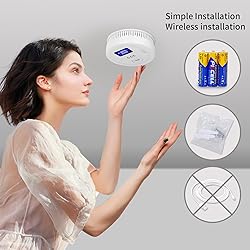 4-Pack,Smoke and Carbon Monoxide Detector,2 in 1 CO