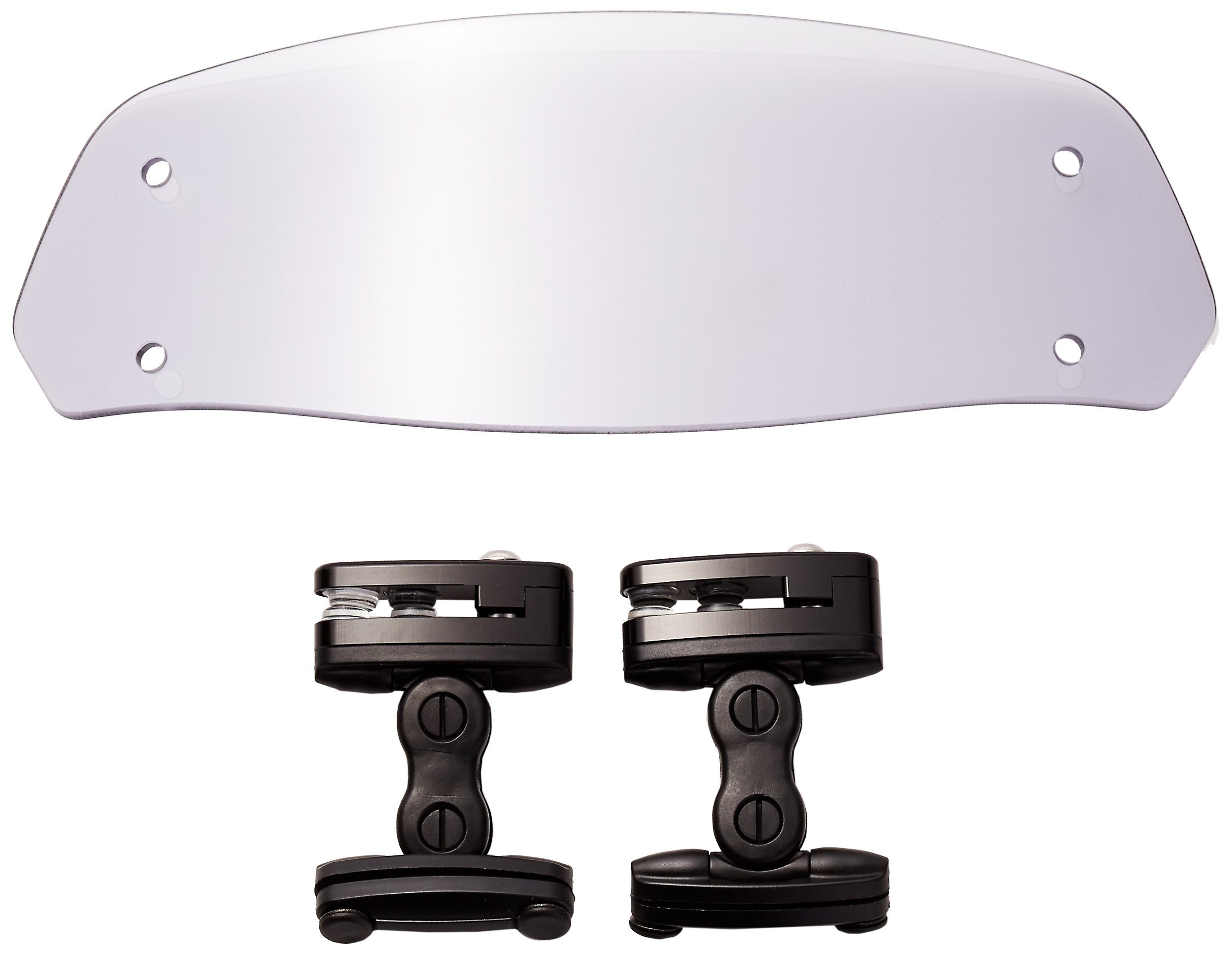 Puig 6320H - multi-adjustable visor with clip, 277 x 100 mm, smoky colour