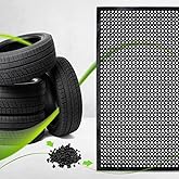 Anti-Fatigue Rubber Floor Mat - NANBOWANG Commercial Grade Grease Resistant Non-Slip Recycle Tyre Floor Mats for Restaurant Kitchen Bar Garden Outdoor Wet Area (40"X80")