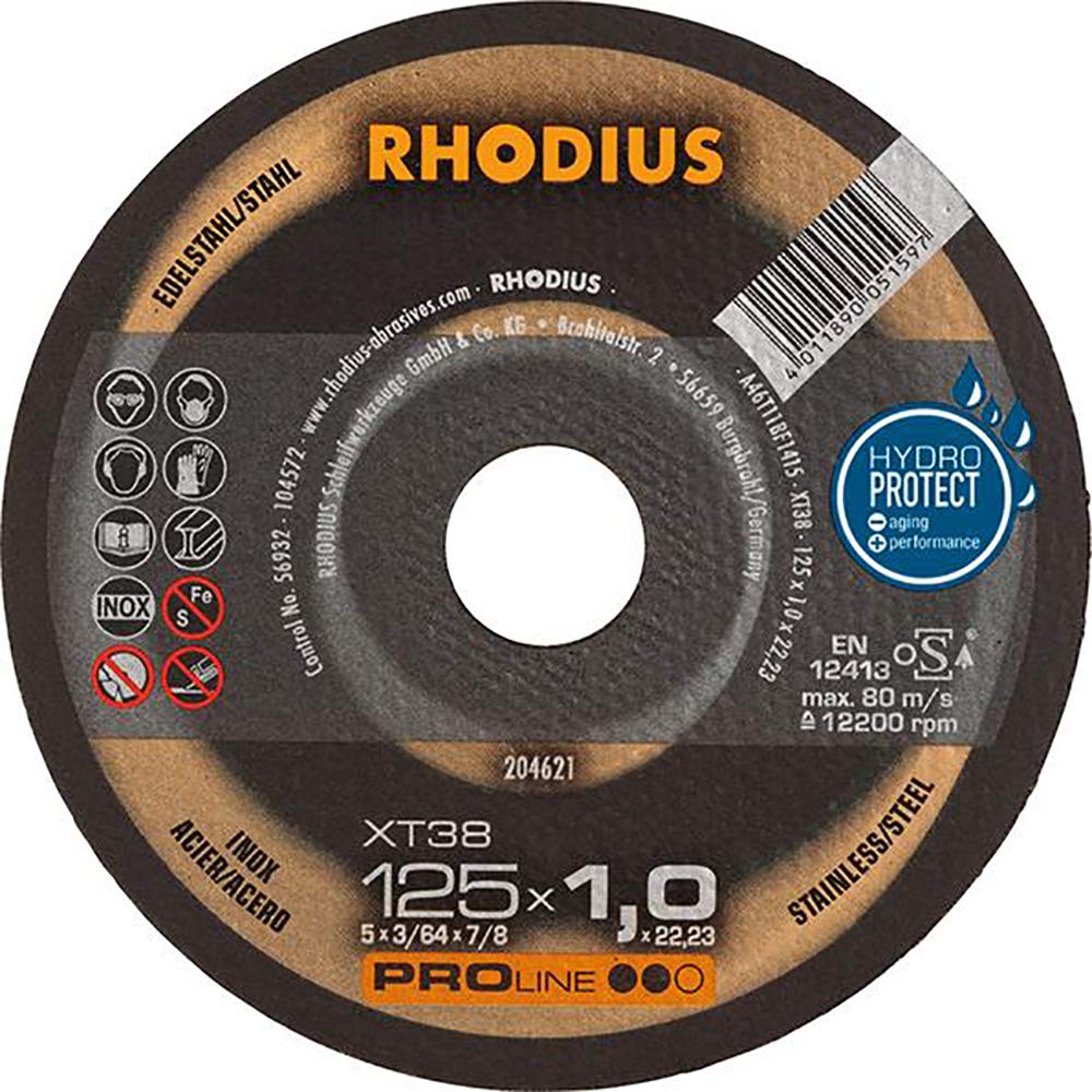 Rhodius Cutting disc XT38 205602 diameter 125 mm 1 piece.