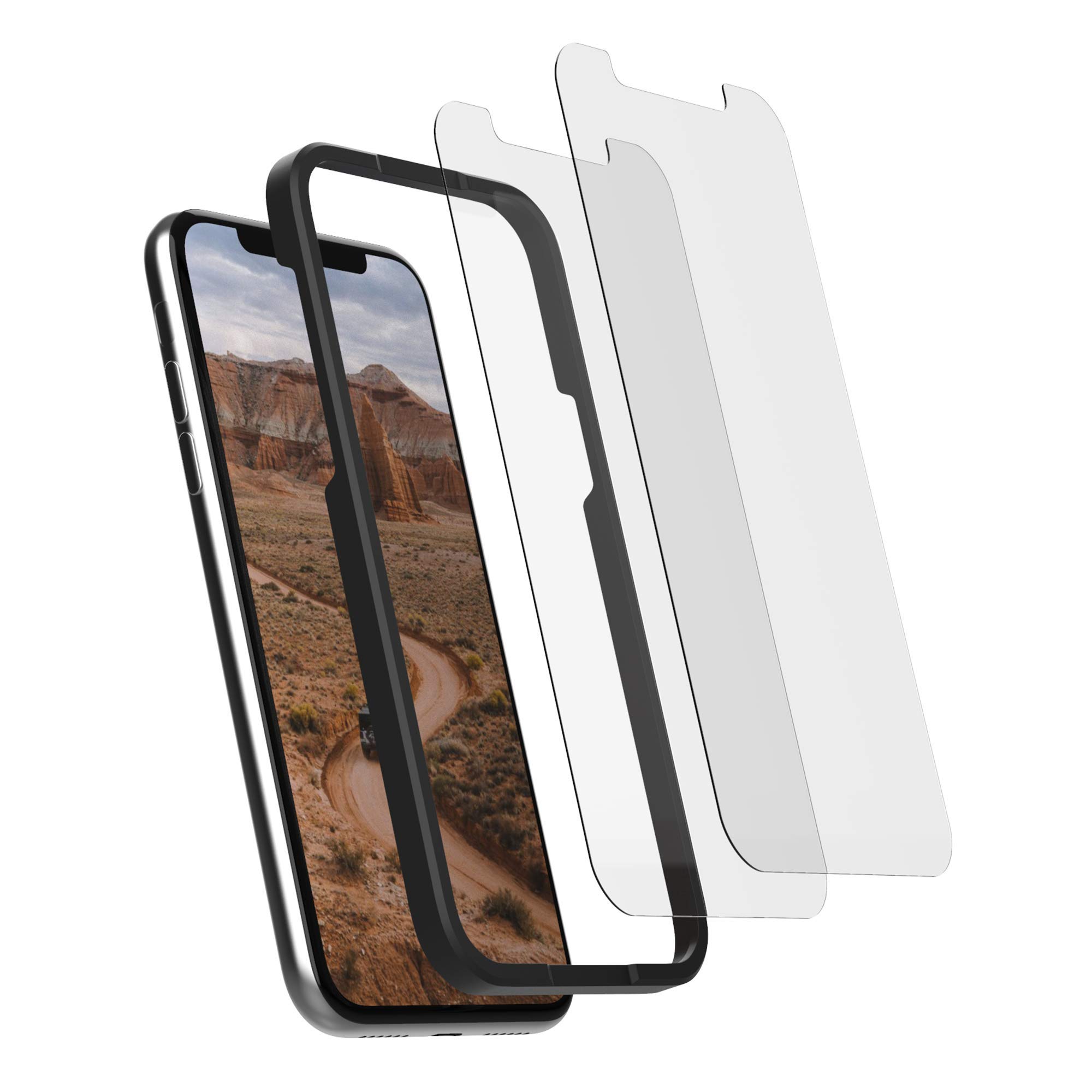 Rokform - iPhone 11 Pro Max, iPhone XS Max Screen Protector, Active Touch, Shatter Proof, High Definition, Case Friendly, Tempered Glass iPhone Screen Protector 2 Pack (Clear) — image 1