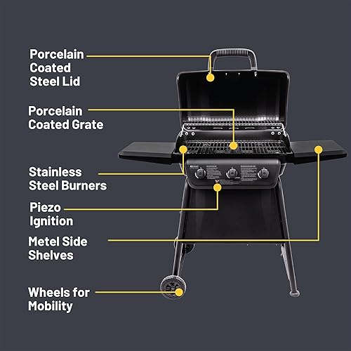 Burner Gas Wheels For Char Broil Grill American Gourmet By Char