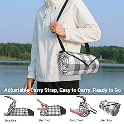 TigeJoy Extra Large Picnic Blanket Waterproof